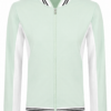 Mint Green Color-Block Track Jacket