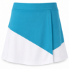 Teal Color-Block A-Line Skort