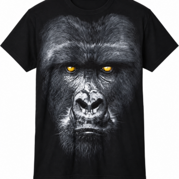 White Graphic Print Cotton T-Shirt