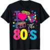 Black Retro 80s Graphic T-Shirt